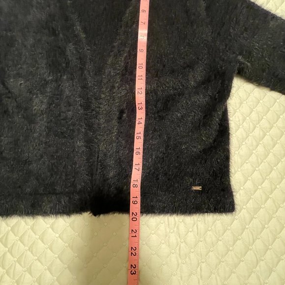 🌻 CLEARANCE- NWT – Tommy Hilfiger Super Soft Black Cropped Cardigan - Picture 8 of 10